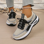 Two-Color Casual Walking Sneaker