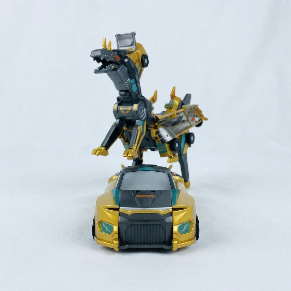 Collision Transforming Dinosaur Car