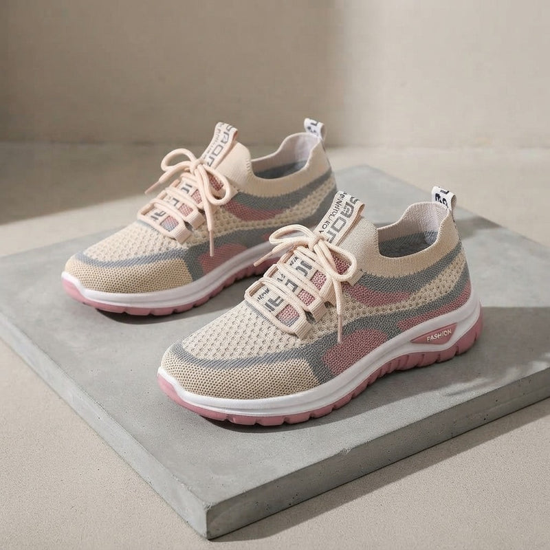 Two-Color Casual Walking Sneaker