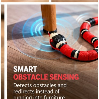 SlitherChase smart obstacle sensing feature